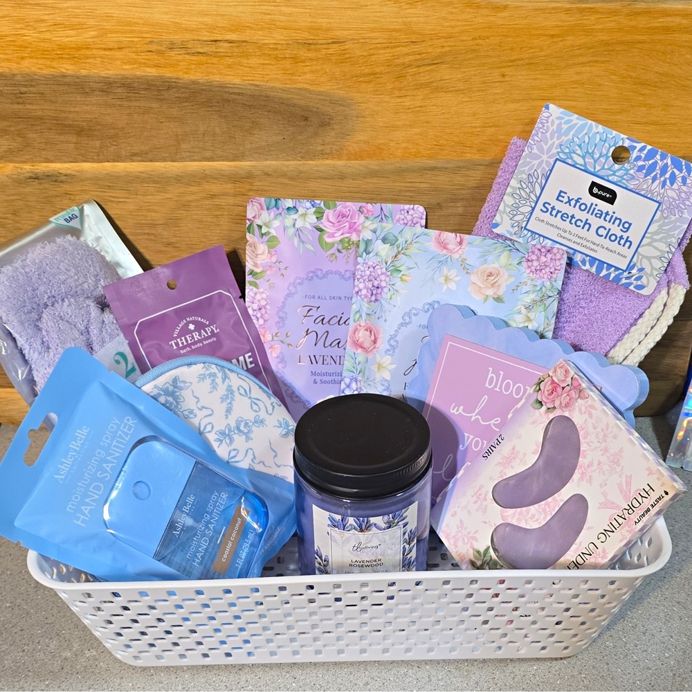 Spa Gift Basket ~ Pamper Yourself  Your Love With These Self Care Products